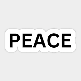 Peace Sticker